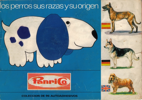 �lbum de cromos de Panrico - Los perros, sus razas y su origen