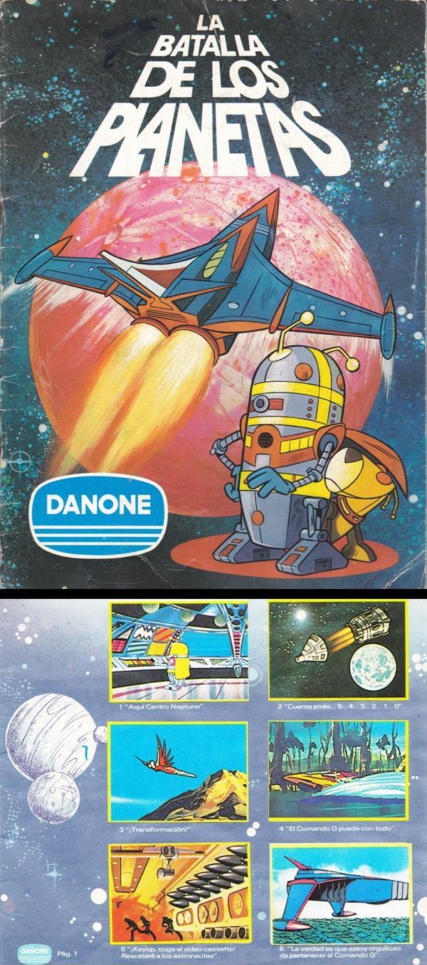 En venta - �lbum de cromos de La Batalla de los Planetas de Danone - A�o 1980 - (Completo)