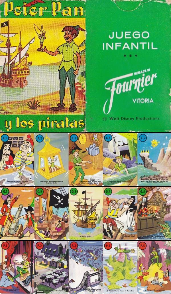 En venta - Baraja de cartas de Peter Pan y los piratas (Heraclio Fournier)